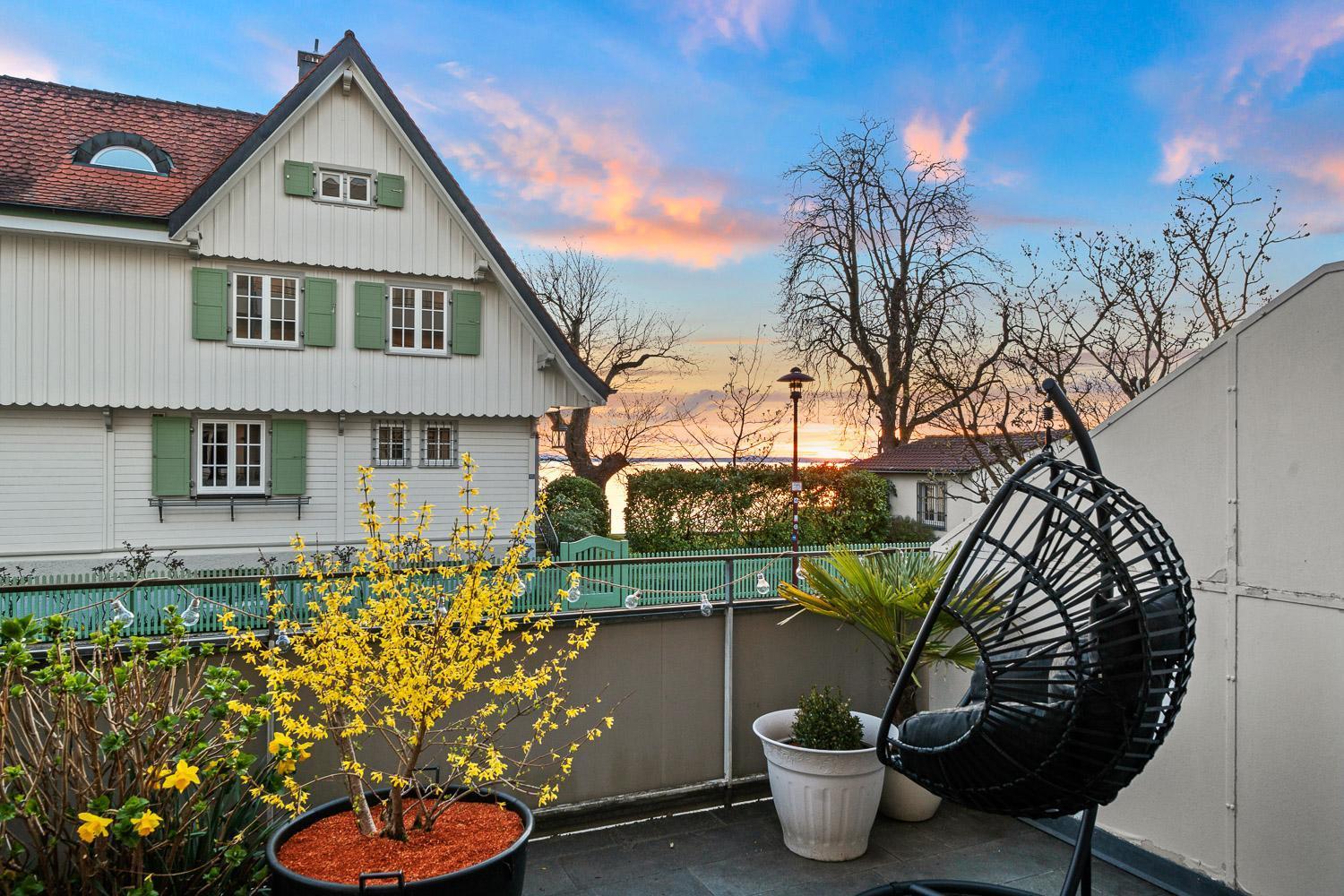 Fewo Seehof - Apartment Mit Seesicht Langenargen Exterior foto